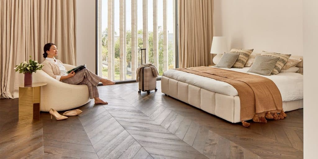 Corsica Chevron Flooring