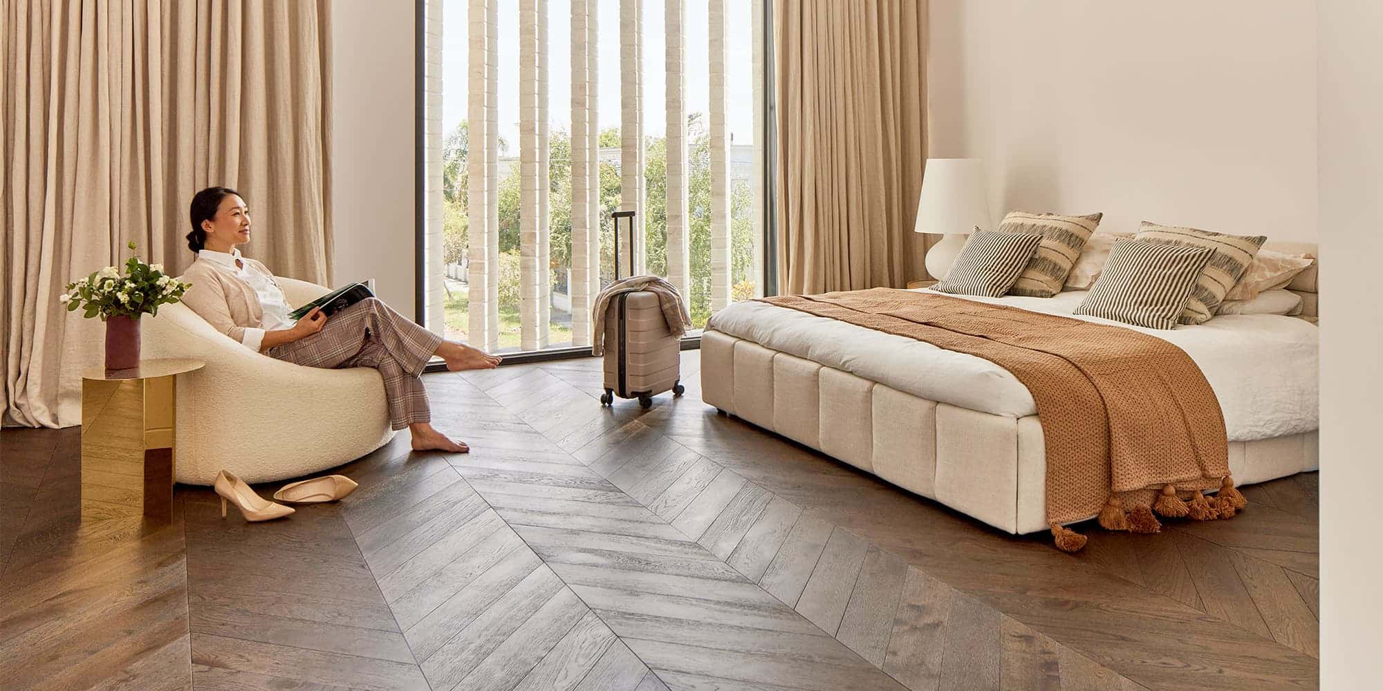 Corsica Chevron Flooring