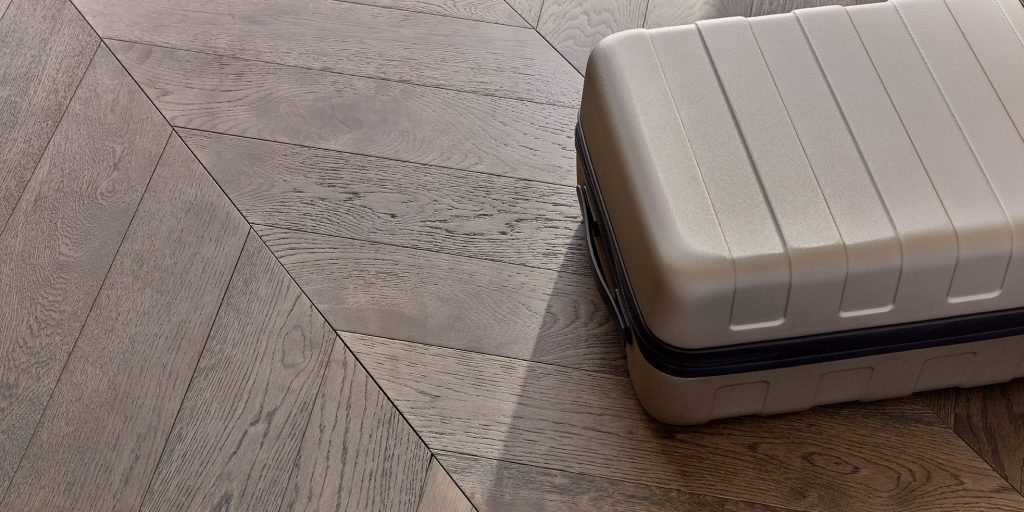 Corsica Chevron Timber Flooring