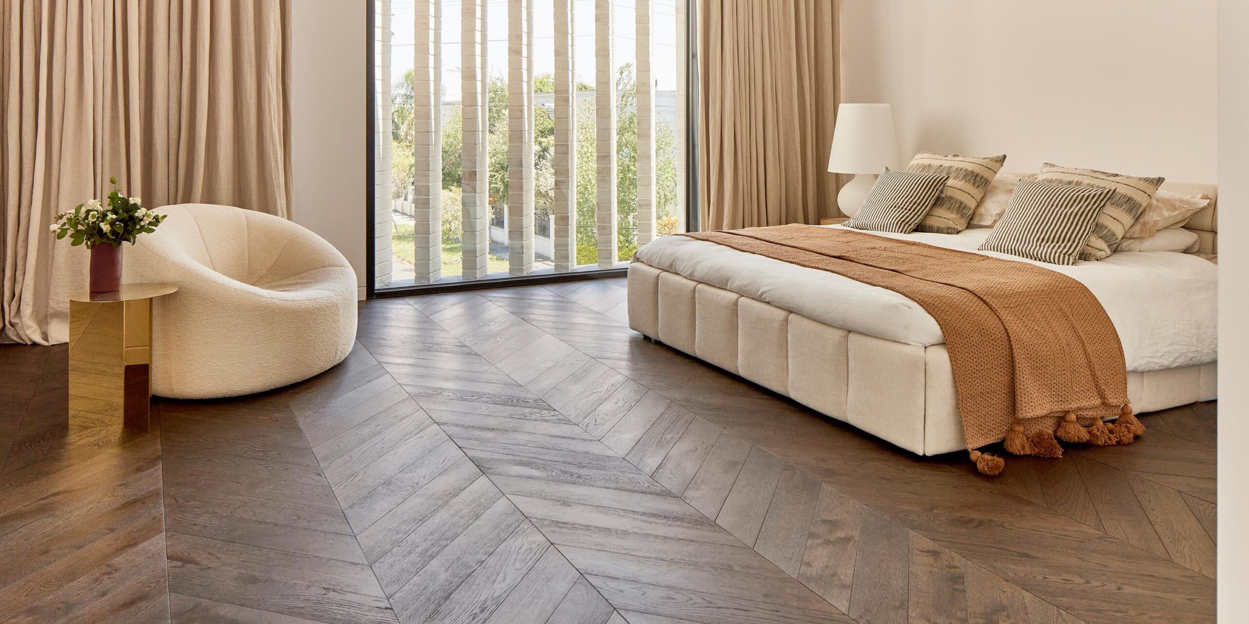 Corsica Chevron Laminate Flooring