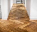 Cognac De Marque Herringbone Parquetry