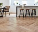 Latte De Marque Herringbone Parquetry