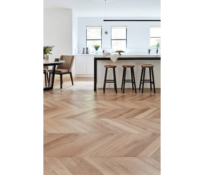 Latte De Marque Herringbone Parquetry